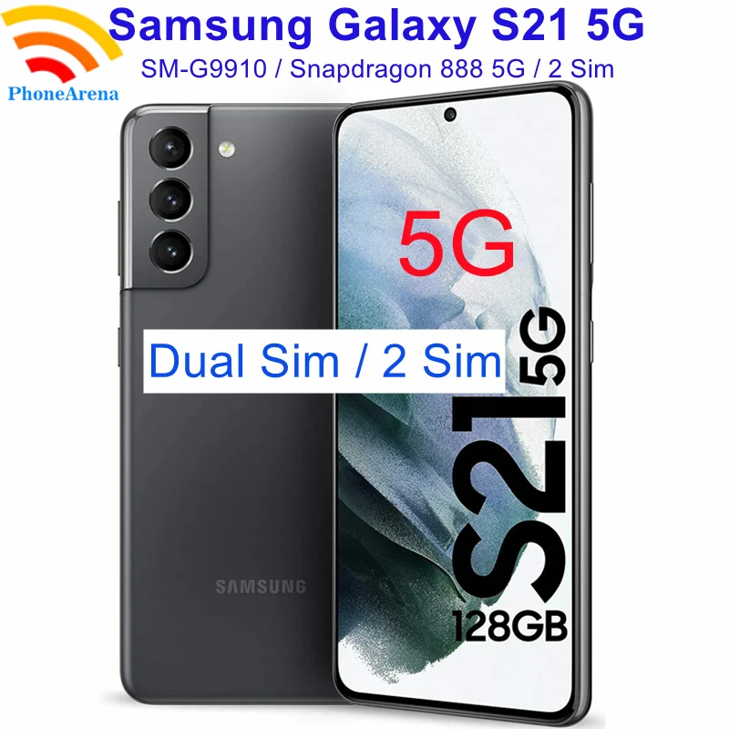 Samsung-Galaxy s21 amoled 5g,g9910,デュアルSIM,6.2インチ,8GB RAM, 128GB ROM,256GB  rom,snapdragon 888,nfc,オクタコア,オリジナル
