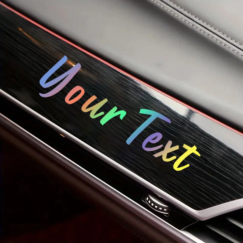 2PCS Custom Your Text Handwriting Car Stickers Self-adhesive for Auto ...