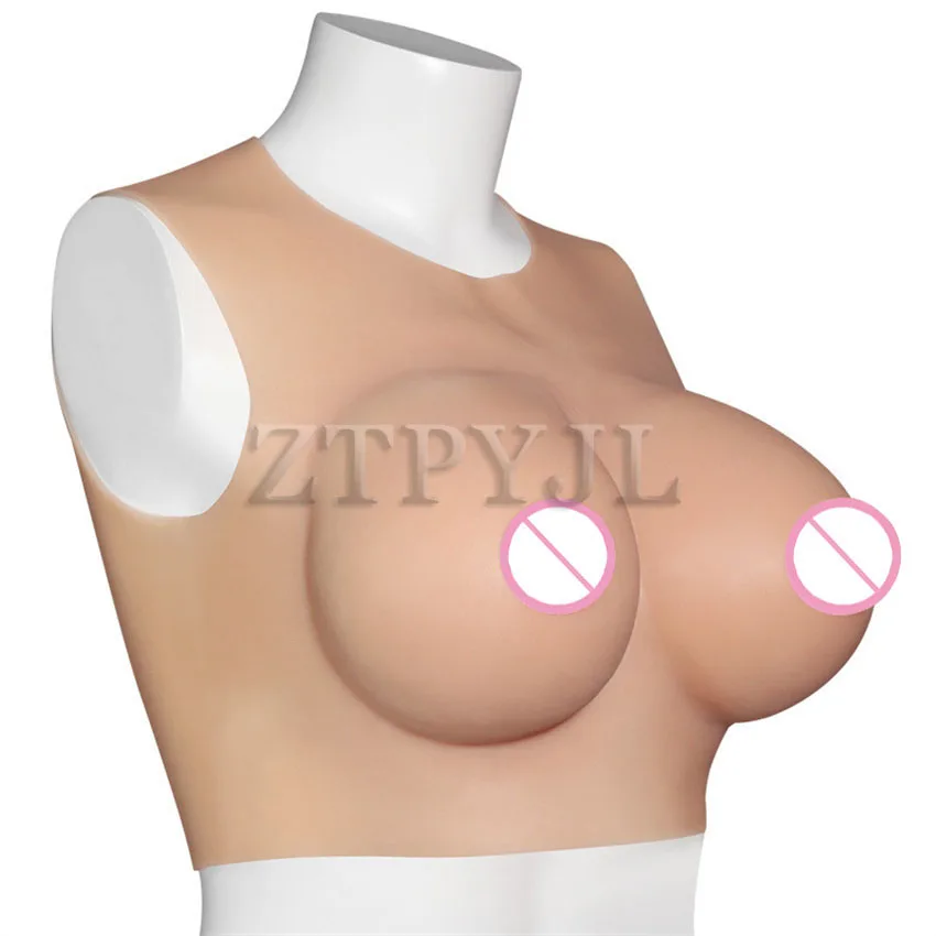 Sexy Female Big Fake Breast Silicone Plump Chest Enlargement Artificial Big Tits Crossdressing Cosplay Sex Toys For Women Man women silicone fake boobs