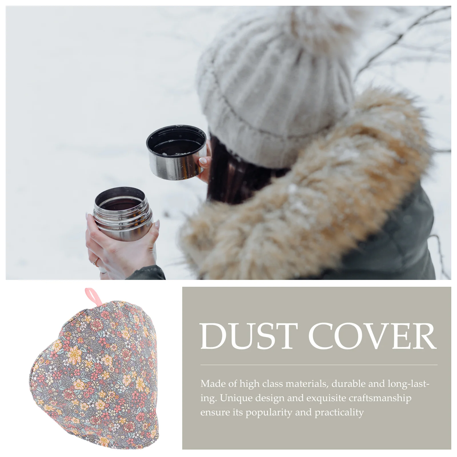 Teapot Insulation Cover Cozy for Kettle Warm Wear-resistant Heater Protector Retro Decor Reusable Protective Case