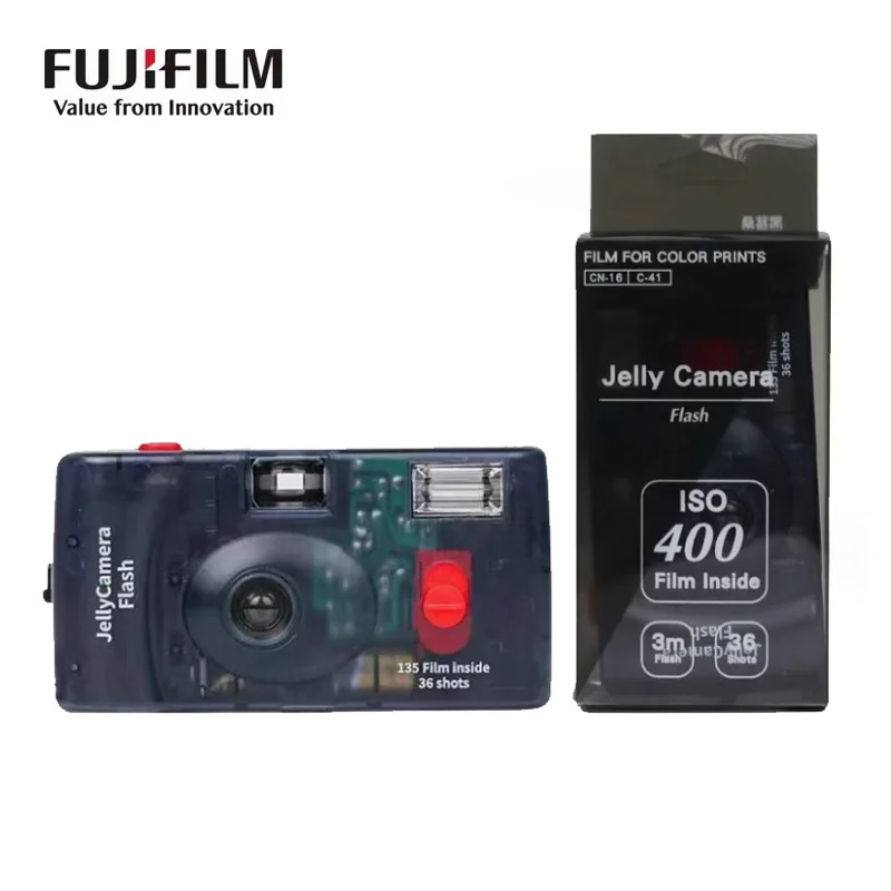 Fujifilm Jelly Film Camera Transparent C400 135 Film Camera Take