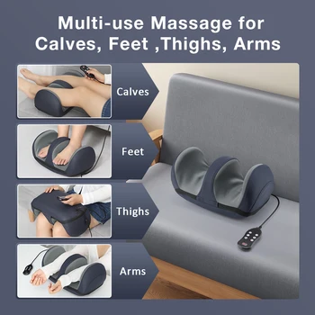 Electric Calf Foot Massager With Remote Control Knead Rolling Pressing Fully Automatic Sole Massage Leg Spa Foot Massage Machine 4