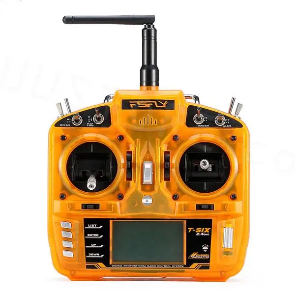 

FsFly T-six 2.4GHz 6CH DSM2 Compatible Transmitter S603 DSM2 Receiver for FPV RC Helicopter Quadcopter Drone Airplane