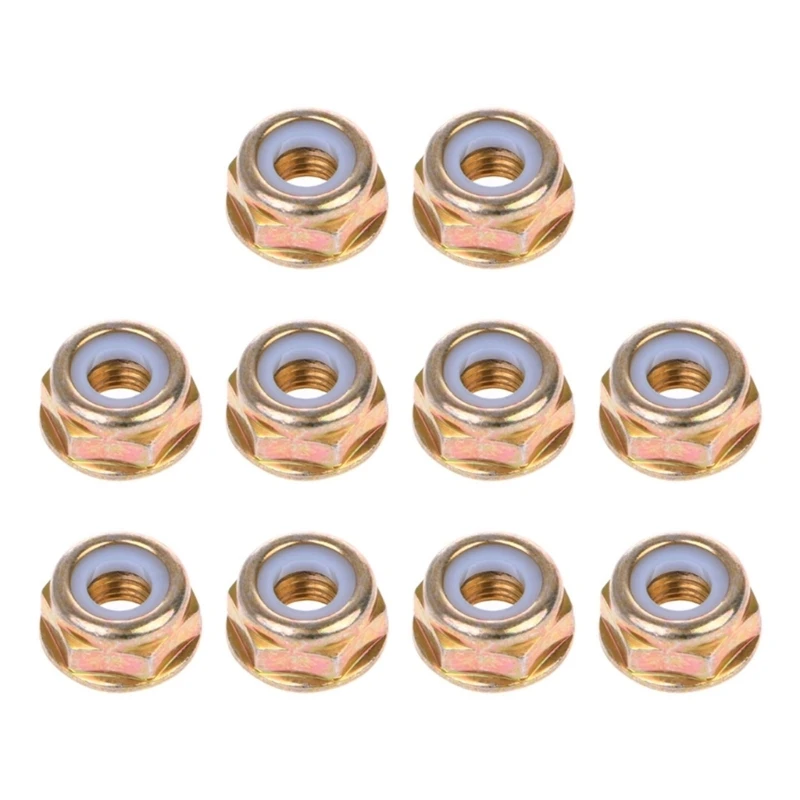 

Convenient Fixing Screws Effective Lawn Mower Fasteners 10pcs/set Iron for Grass Cutters Reliable for Home Garden DropShipping