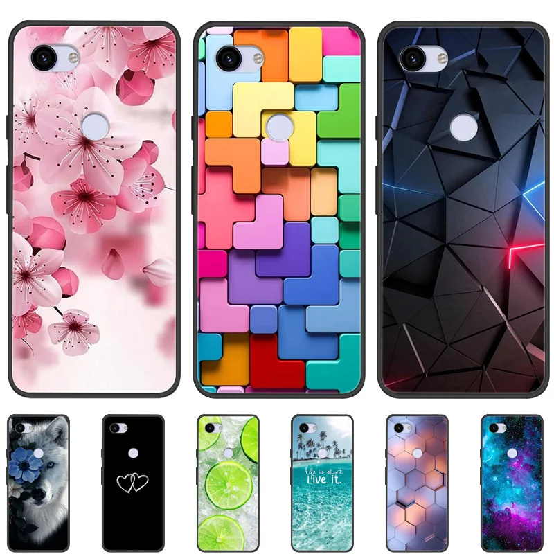 Custodia In Silicone Per Google Pixel 3A Fundas Custodie Verniciate Floreali Antiurto Per Google 3Axl 3 Xl 3Xl Flower Girls Soft Tpu Cover