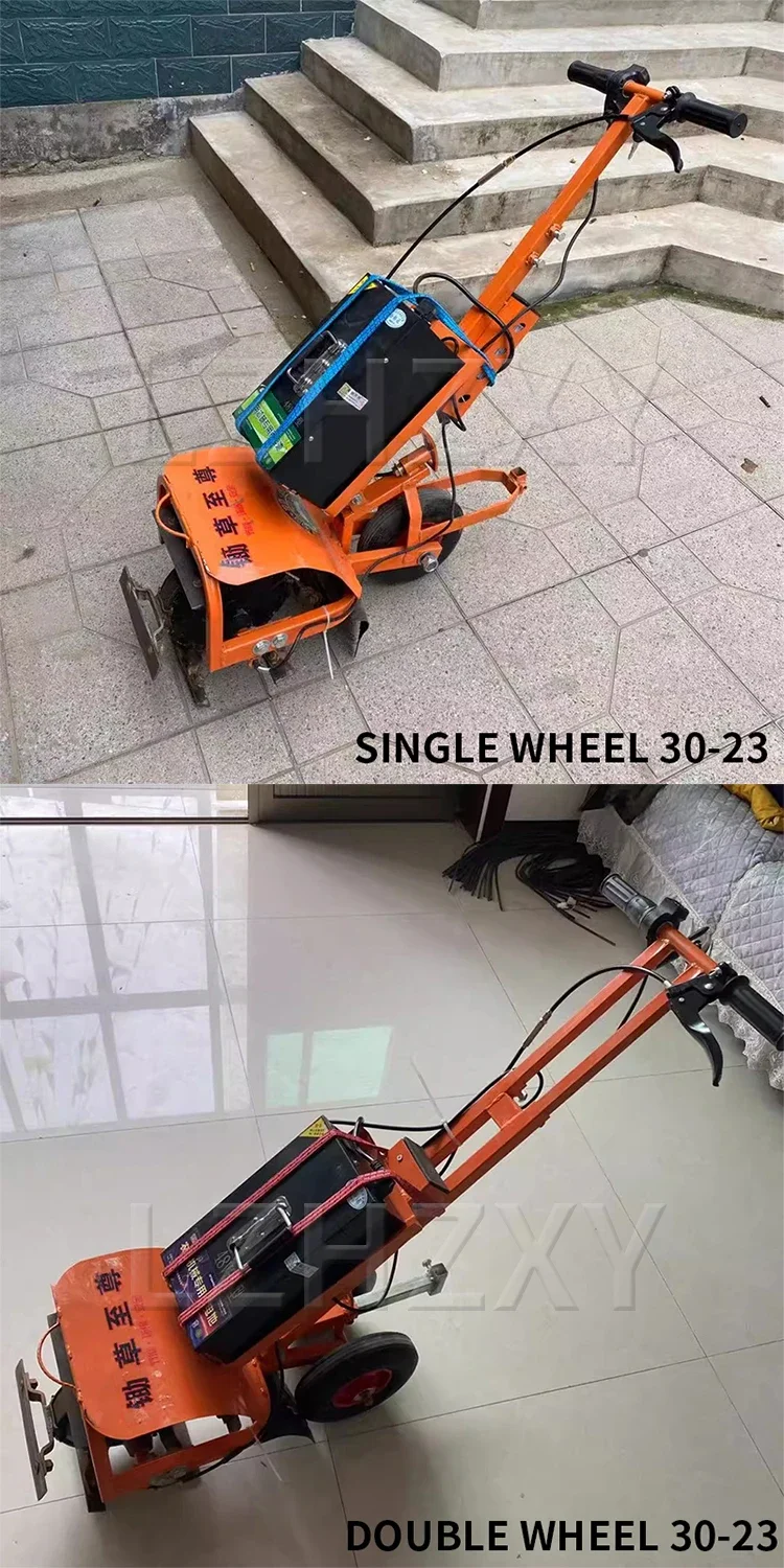 Multifunctional electric weeder, trencher, small weeding and soil loosening tren