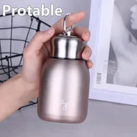 300ML Vacuum Flasks with Lifting Ring Lovely Stainless Steel Coffee Thermos Belly Cup Double-layer Portable Travel Water Bottle 4