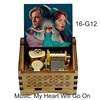 Titanic Movie My Heart Will Go On Music Box Golden Mechanical Wooden Love Musical Box Romantic Wife Girlfriend Birthday Presents 2