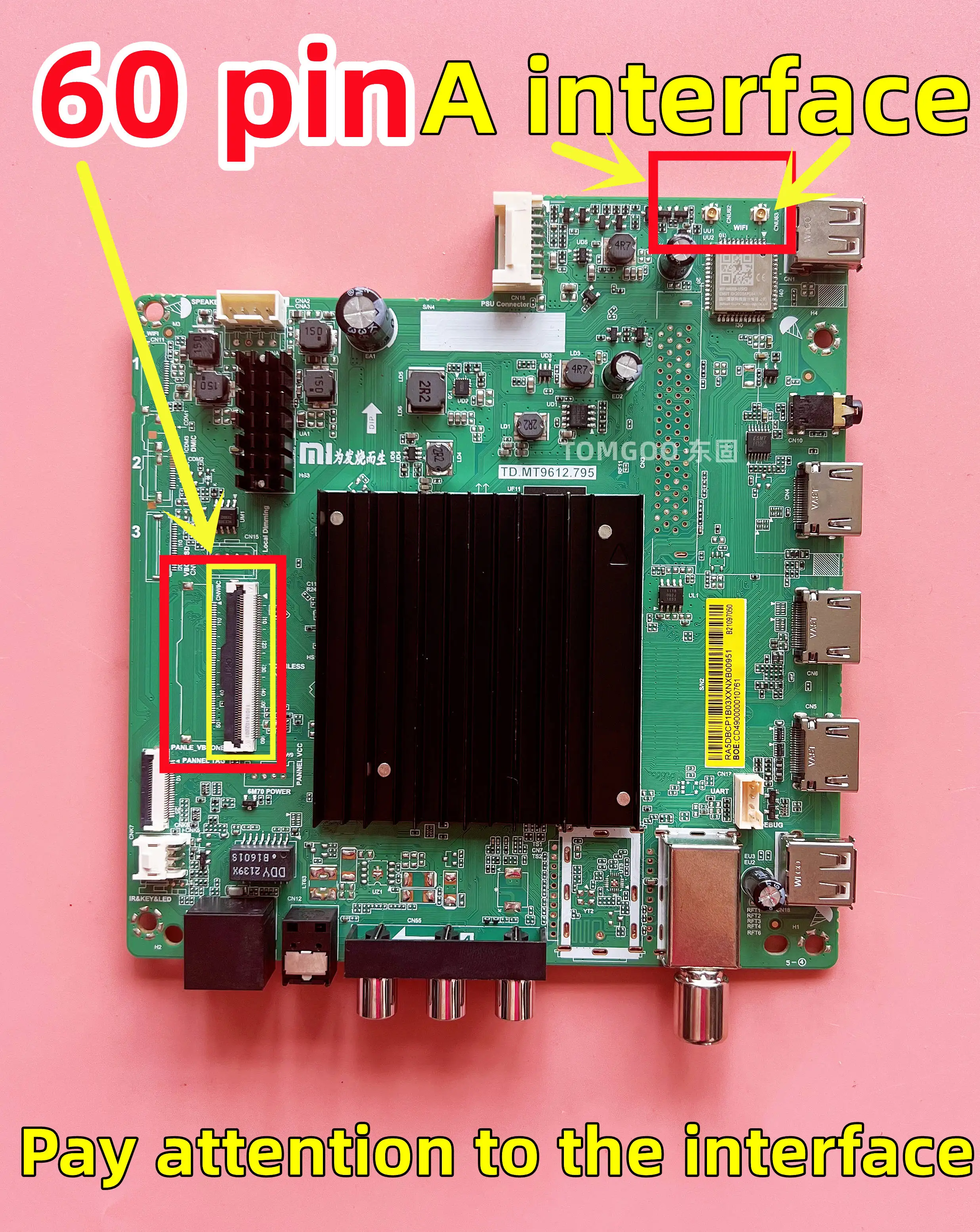 【mi】 TD.MT9612.795 Network WiFi TV motherboard 2 high-frequency