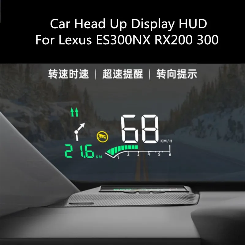 

Car Head Up Display HUD For Lexus ES 300NX RX200 300 Tire pressure monitoring car upgrade function Accessories