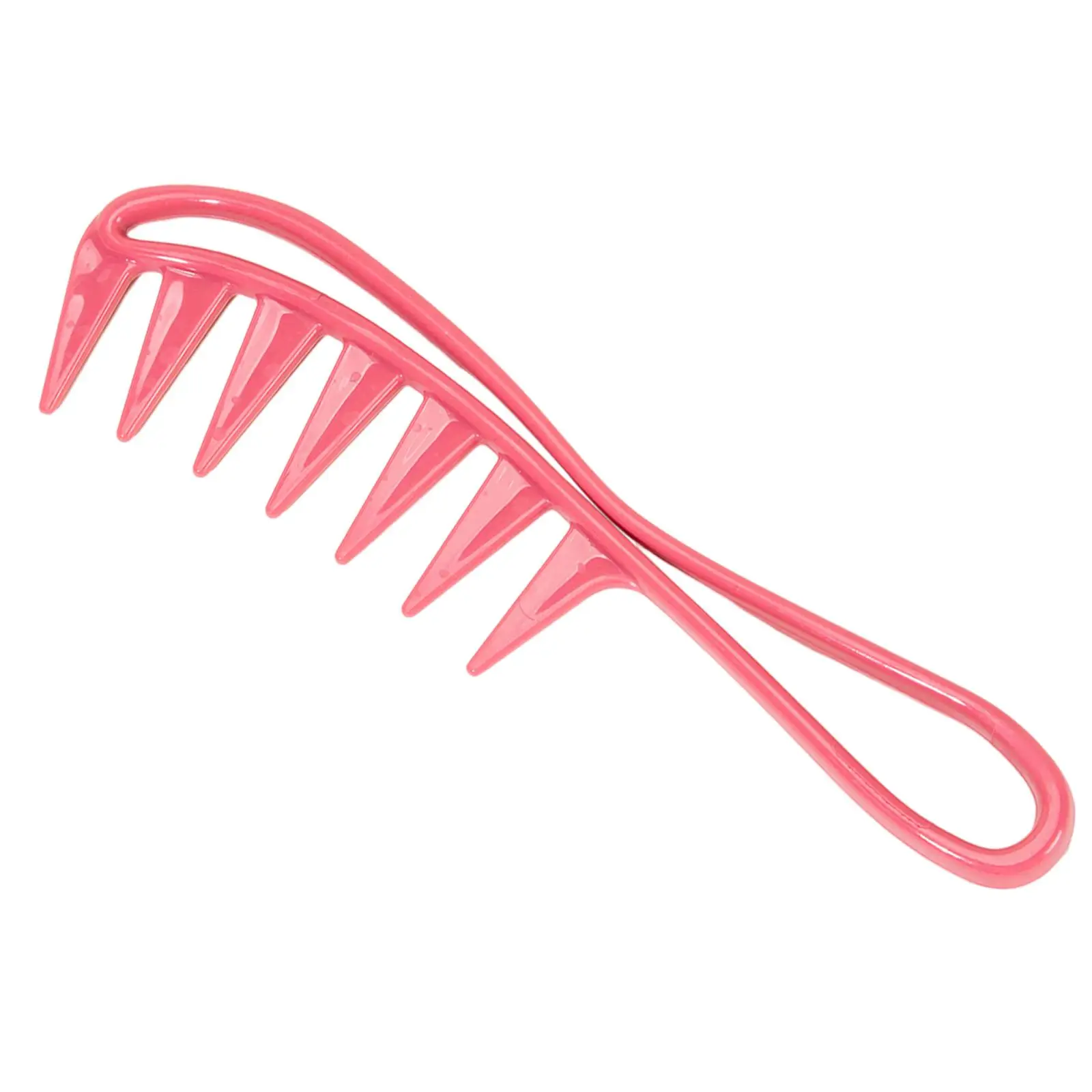 Wide Tooth Comb Ergonomic Professional Hair Detangling Comb Styling Comb Hair Brush for Barber Salon Curly Wet Wavy Thick Hair 3