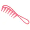 Wide Tooth Comb Ergonomic Professional Hair Detangling Comb Styling Comb Hair Brush for Barber Salon Curly Wet Wavy Thick Hair 3