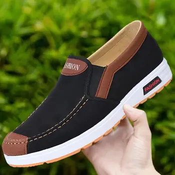 2025 Spring and Autumn Men Fashion Casual Shoes Trend Canvas Shoes Cover Feet Men Lightweight Soft free shipping shoes 1