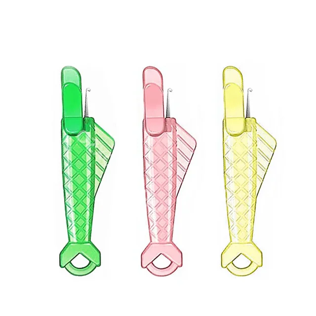 Mini Automatic Needle Threader DIY Tool Home Hand Sewing Machine Device Thread Auto Needle Cross Stitch Sewing Accessories 6