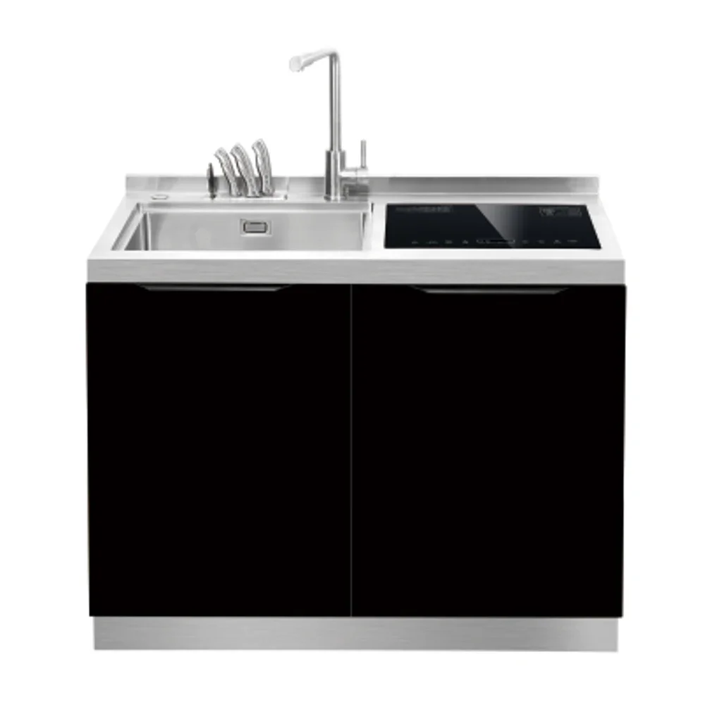 Ultrasonic 304 Stainless Steel Kitchen Automatic Fruit And Vegetable Washer Commercial Sink Freestanding Dishwasher 3