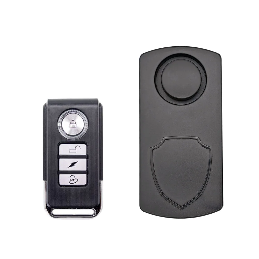 Bike Alarm Wireless Remote Waterproof Anti-Theft Bicycle Motorcycle Wireless Security Vibration Motion Sensor