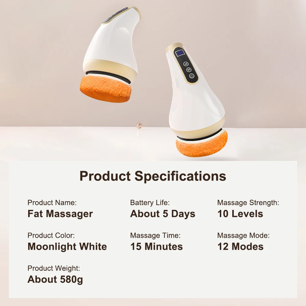 Electric Anti-Cellulite Massager Vibration Fat Slimming Body Shaping Massage Instrument Relaxing Muscle Back Neck Weight Loss
