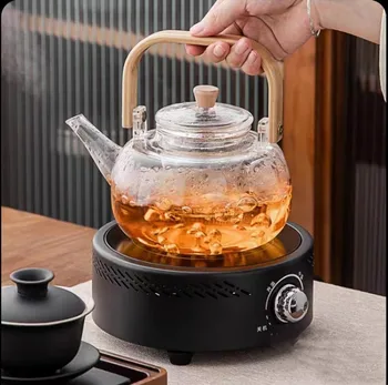 700W Electric Ceramic Stove Knob Operation Tea Maker 2 Gear Water Boiler Multifunctional Coffee Heating Stove Portable Tea Stove 1