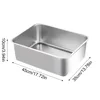 New Stainless Steel Cat Litter Box Easy To Clean Large Capacity Cat Toilet High Sided Cat potty Cat 6
