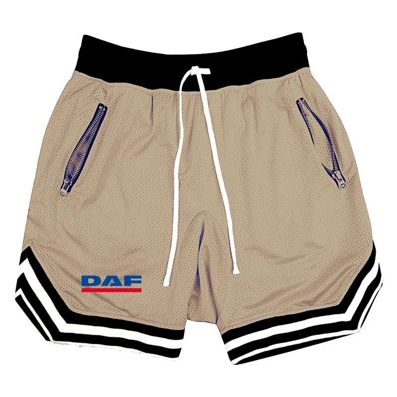 DAF TRUCKS COMPANY TRUCKER Printing Fashion 2023 New Man's Summer Outdoor Solid Color Running Shorts Leisure Loose Sweatpants