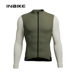 Men's Long Sleeve Cycling Jersey with Winter Fleece and Reflective Design - XXL - EU (Green)