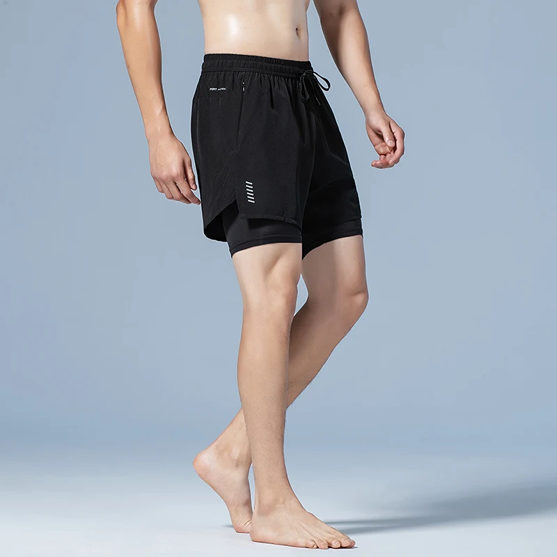 Tělo pánské pláž rychlý suchý běžecký sportovní nasednout černá šortky nový pro 2024 léto ležérní klasický nadměrná velikost 5XL 6XL kalhot trouers
