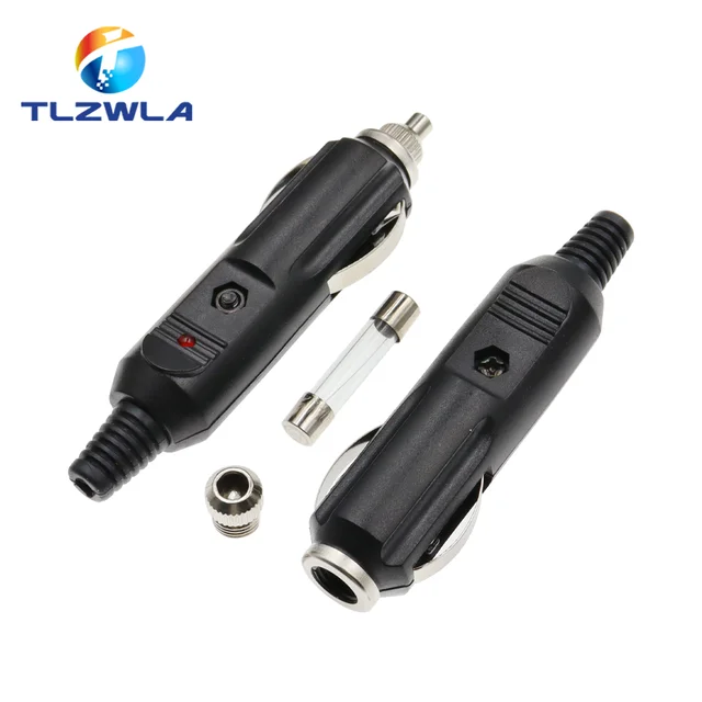 12V 120W Cigarette Lighter Male Adapter Male 30cm