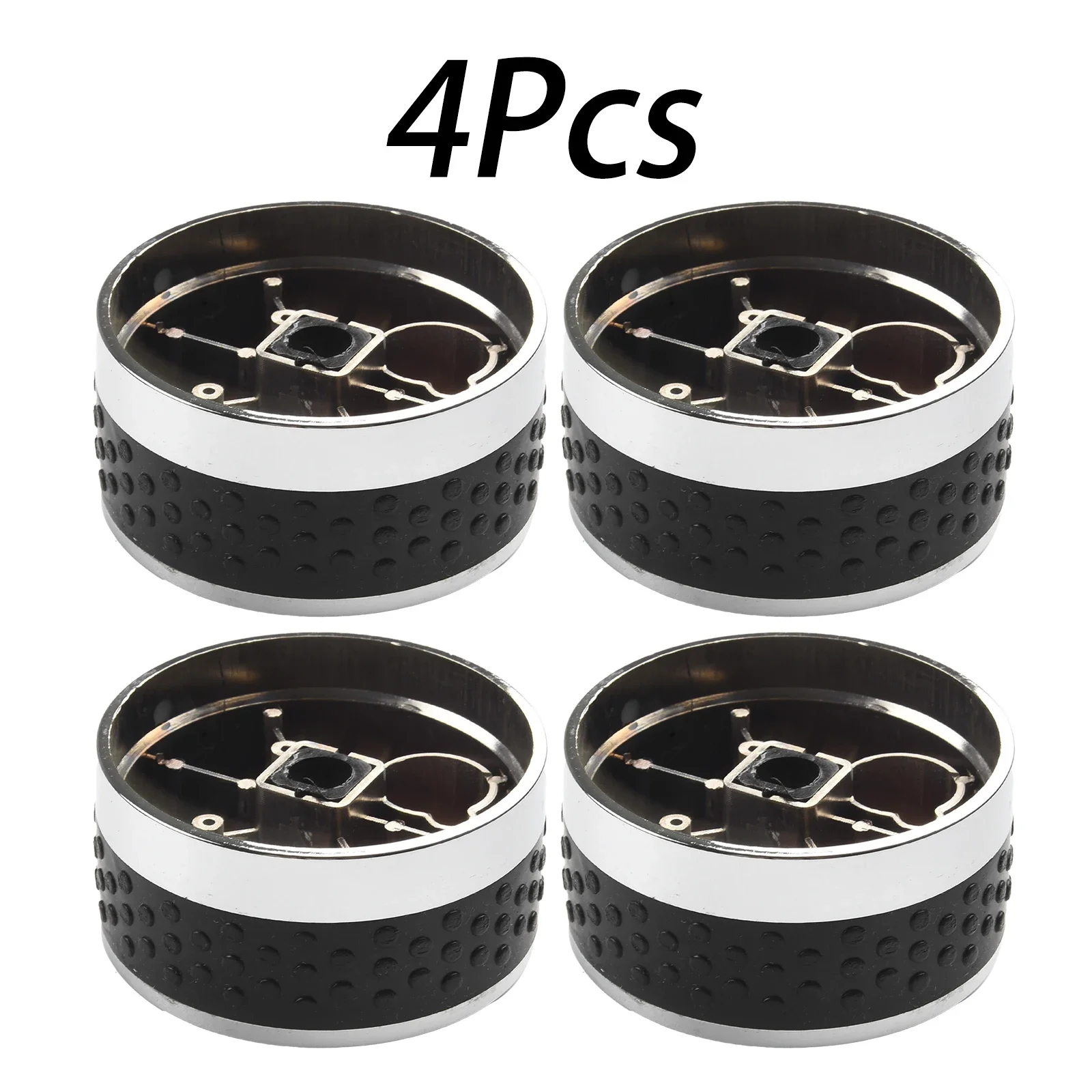 4 Pcs Grill Control Knob 58mm 50mm Outdoor BBQ Gas Stove Switch Knob Replacement Parts Barbecue Garden Tool Accessory Durable