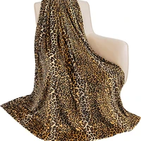 1PC Hot pattern Cheetah Cow Zebra Flannel Blanket Throw Home Sofa Lunch Break Blankets Children Student Blankets Nap Gifts 2