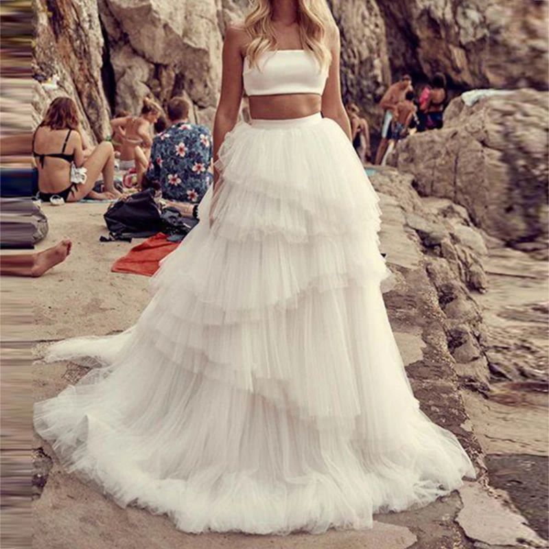 irregular-layered-long-skirts-bridal-high-waist-ruffled-white-tiered-tulle-skirt-for-party-formal-wear-custom-made