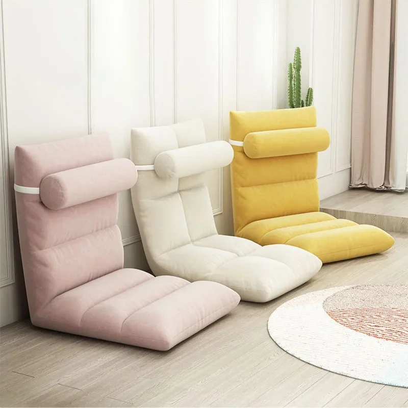 Folding-bed Single Sofa Lounge Chair Living Room Chairs Tumbonas Lazy Armchair Solid Wood Sofa Rocking Chair Camping Relaxing sofa chair