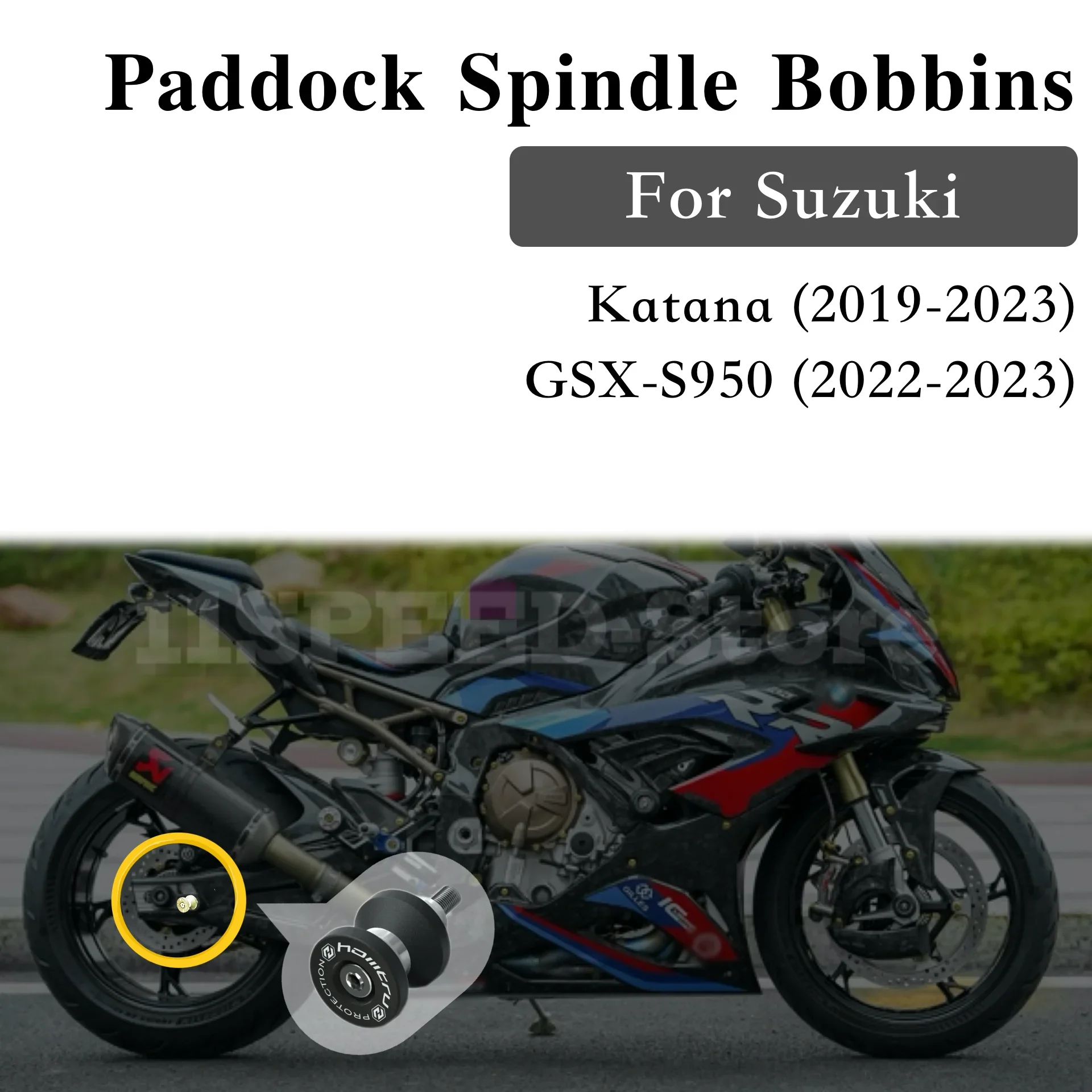 

Paddock Stand Bobbins For Suzuki Katana Suzuki GSX-S950 2019-2023 motorcycle accessories for protection