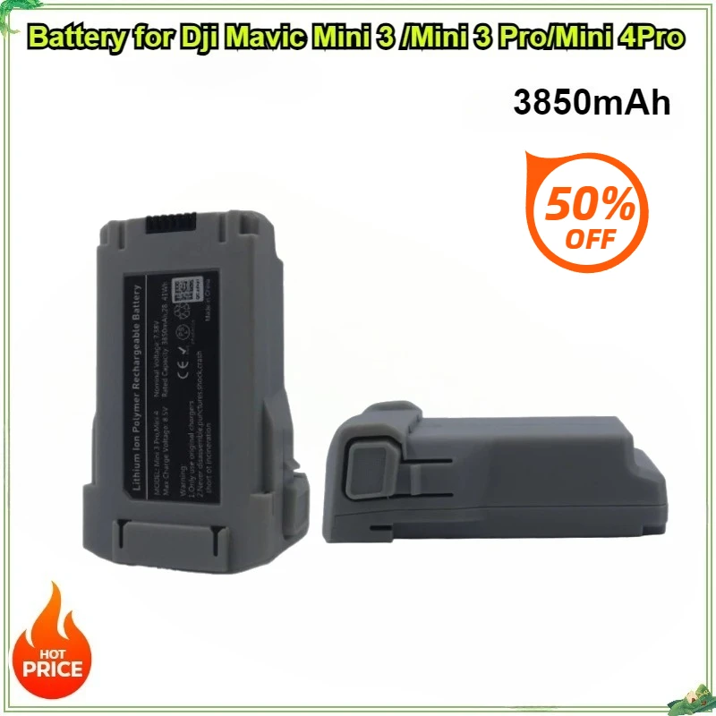 Batterie 3850mAh pour DJI Mini 3 Pro/Mini 4 Pro - Longue Autonomie