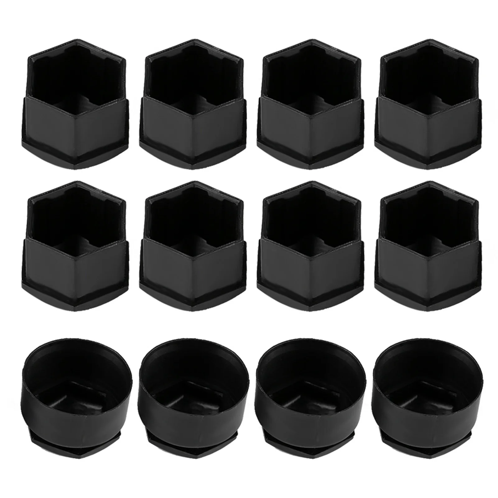 Wheel Hub Covers Caps Lug Nut Cover 16pcs 17mm Nut
