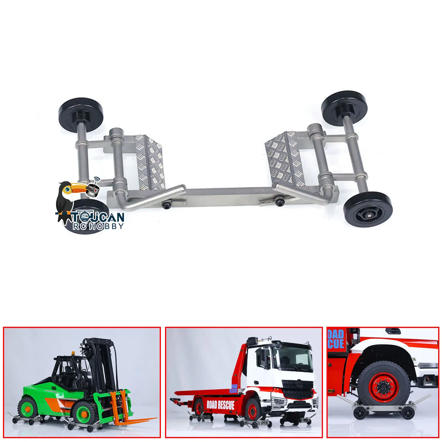 

JDModel Spare Parts Car Metal Mover Accessories for Toys 1/14 RC Cars Truck Remote Control Vehicle Model TH23088