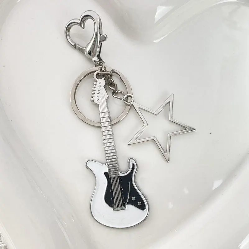 guitar key chain for men women accessories gift