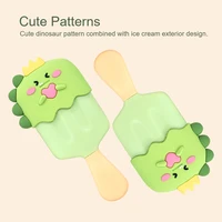 Color-changing Little Dinosaur Prince Comb Ice Cream Mini Massage Comb Girl Cute Style Air Cushion Comb Portable Hair Comb 1
