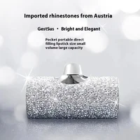 Xilecaly Diamond Portable Charger Power Bank For iPhone 16 15 14 Pro MAX Xiaomi Samsung Oneplus Mini Pocket Power Bank 5000mAh 2