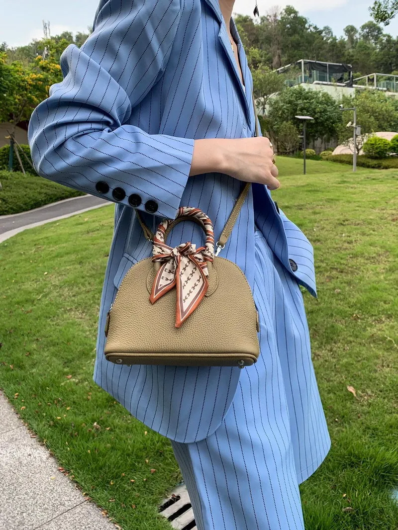Klassische Damen Handtasche Aus Leder Als Umhängetasche Klein_voghion.com