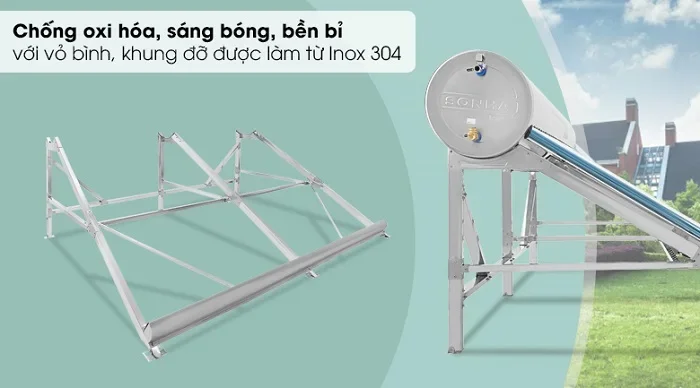 250 Litres Gold Solar Water Heater Quality Material SONHA Made In Vietnam