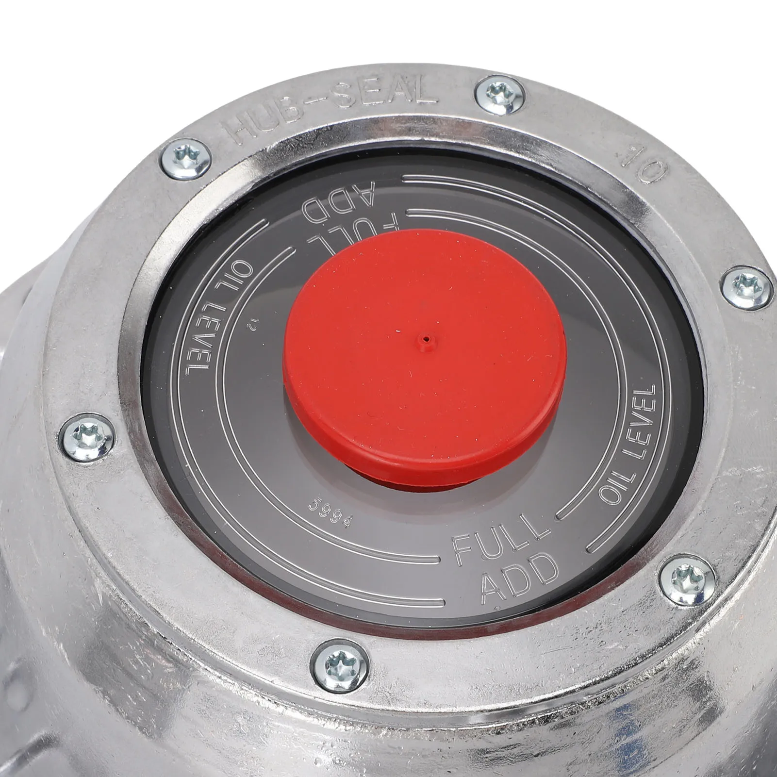 343-4195 High Strength Abrasion Proof 6 Bolt Holes Trailer Hubcaps Strong Sealing with Rubber Plugs and Gasket for Trailer Axle