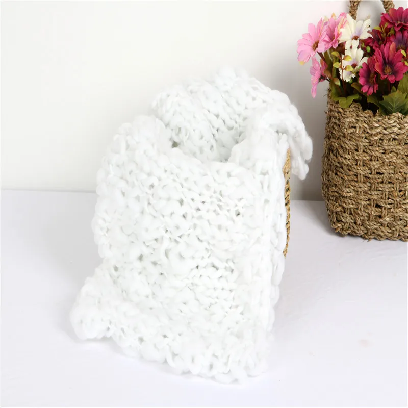 50*50cm Handcraft Acrylic Fiber Blanket Basket Stuffer Filler Newborn Baby Photography Background Photography Studio Accessory
