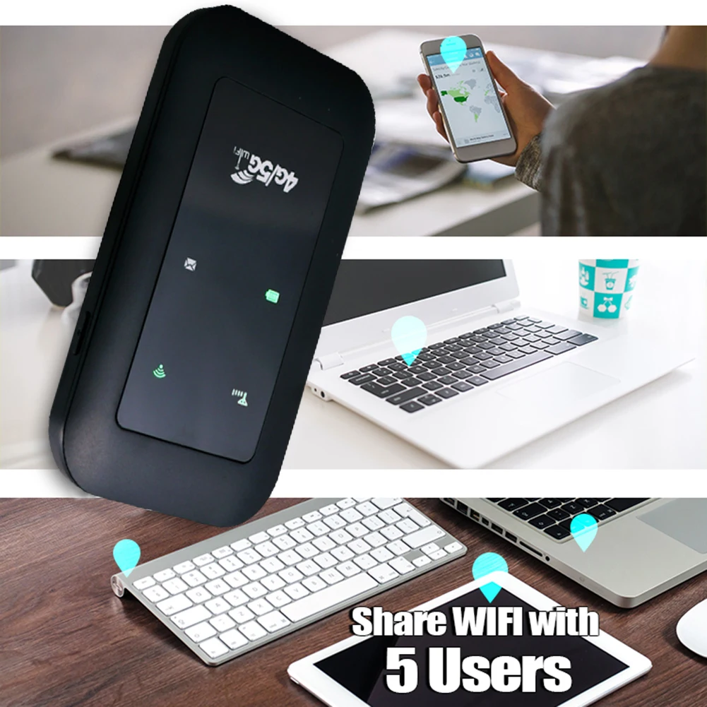 Portable 4G LTE Wireless Hotspot Device