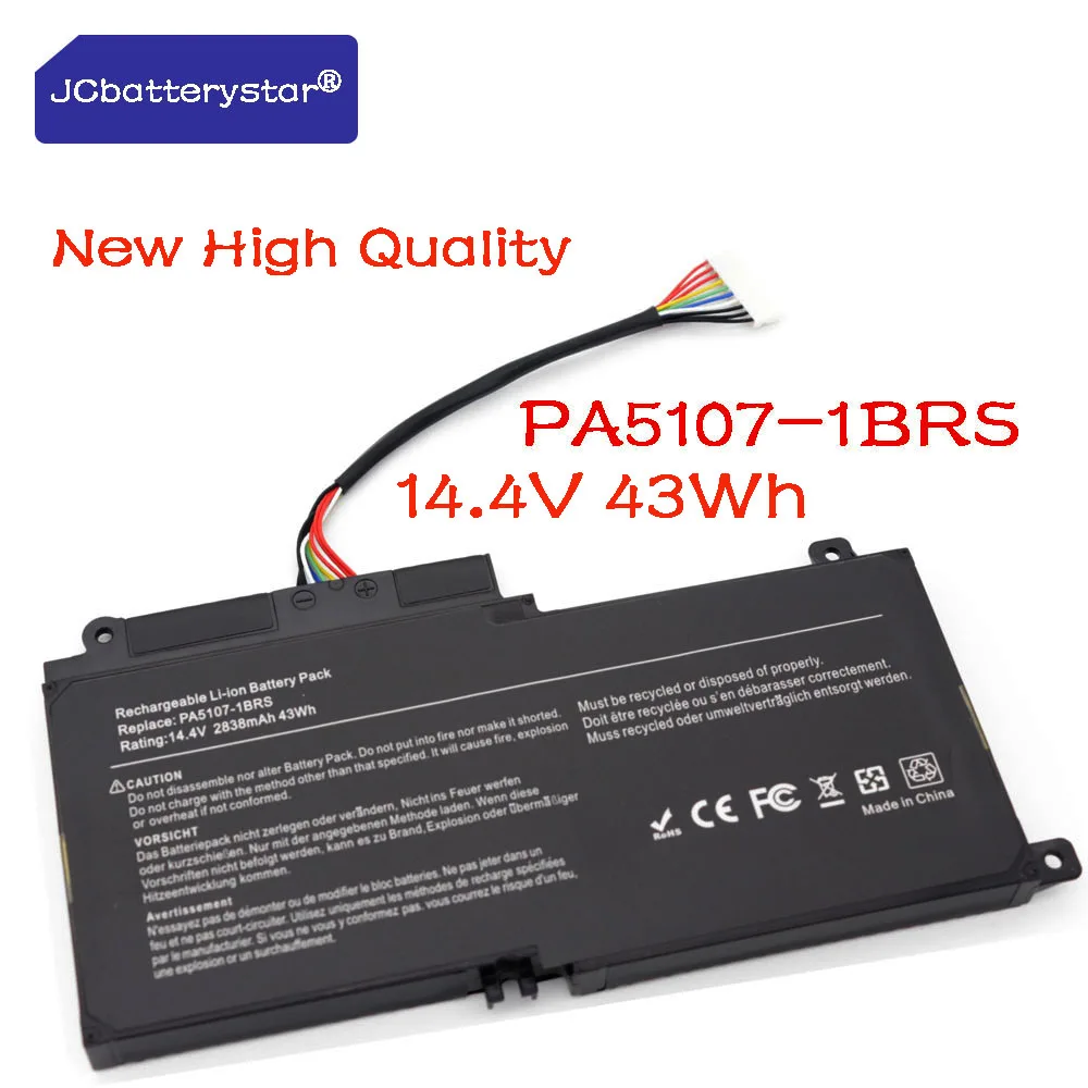 

JC New PA5107U PA5107U-1BRS Battery for Toshiba Satellite L45 L45D L50 S55 P55 L55 L55T P50 P55 S55-A-5275 S55-A5294