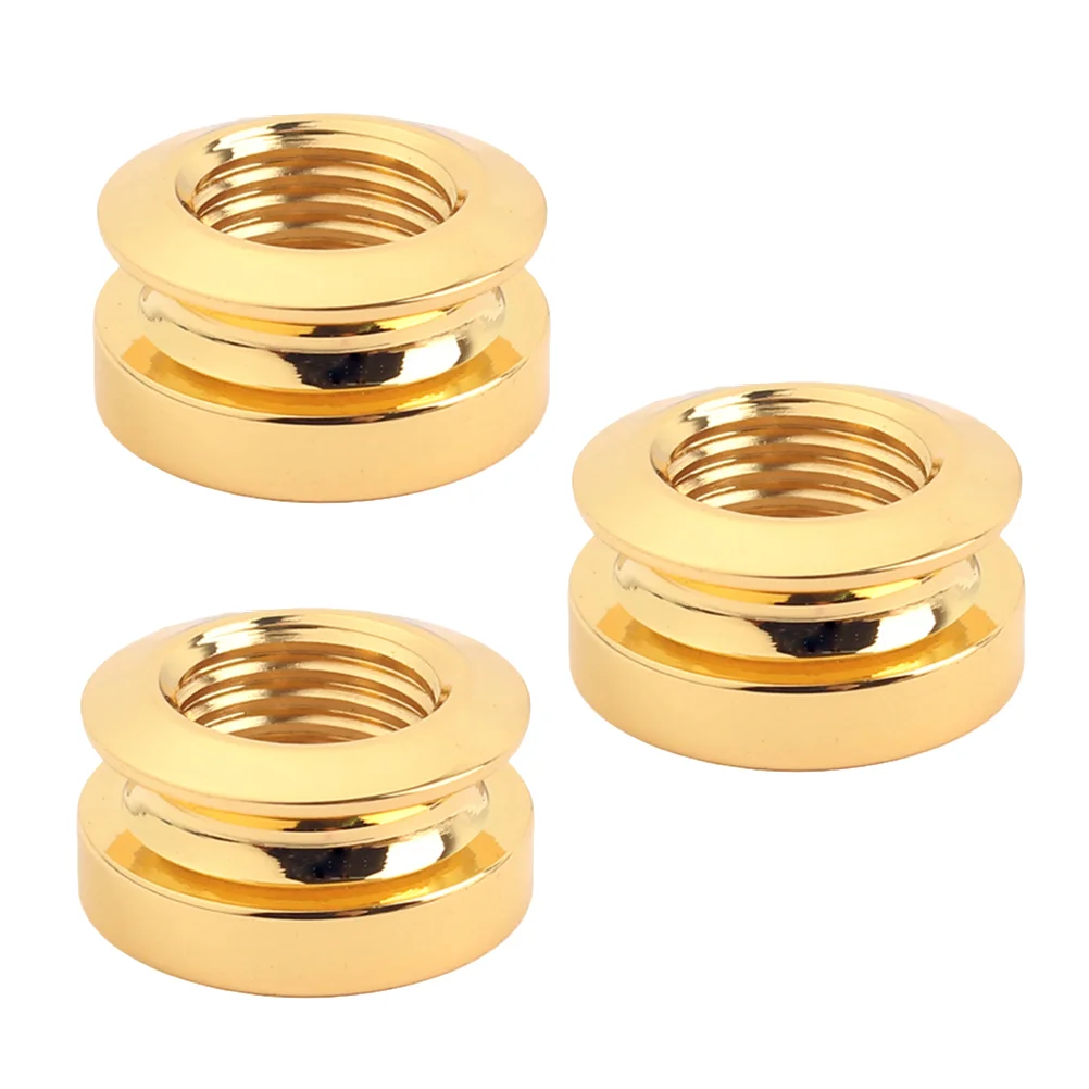 

3pcs Golden Guitar Replacement Pickup Endpin Jack Strap Buttons Guitar Bass Accessory GT310