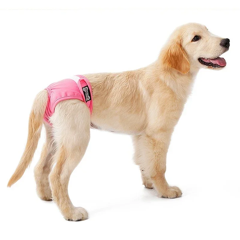 Dog Diaper Shorts Female Adjustable Washable Sanitary Pet Dog Physiological  Pants Panties Dog Underwear Briefs Dogs Supplies