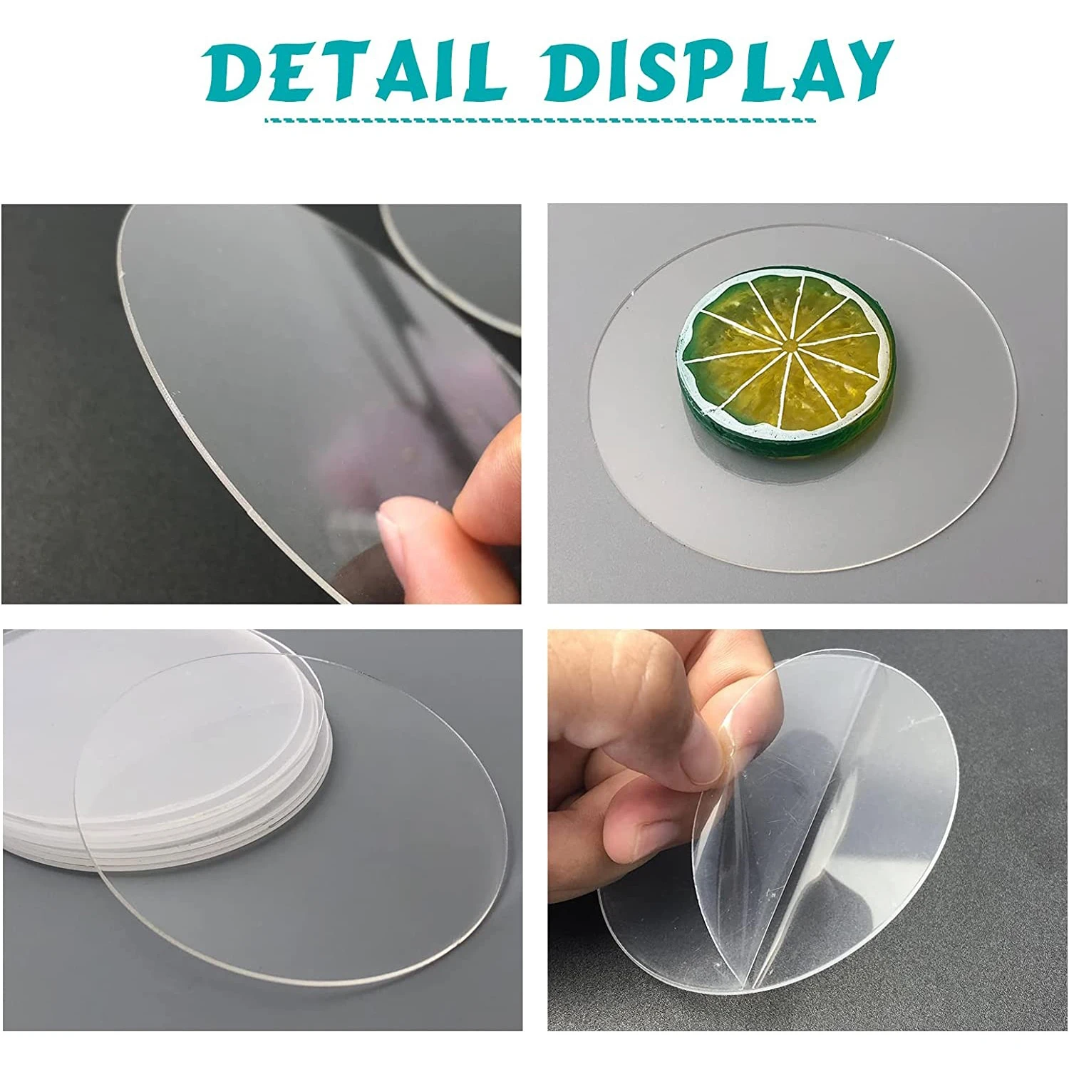42PCS Circle Clear Acrylic Sheet Set,3/4/6inch Round Acrylic Sign for  Cricut Cutting and Engraving,Painting and DIY Projects - AliExpress