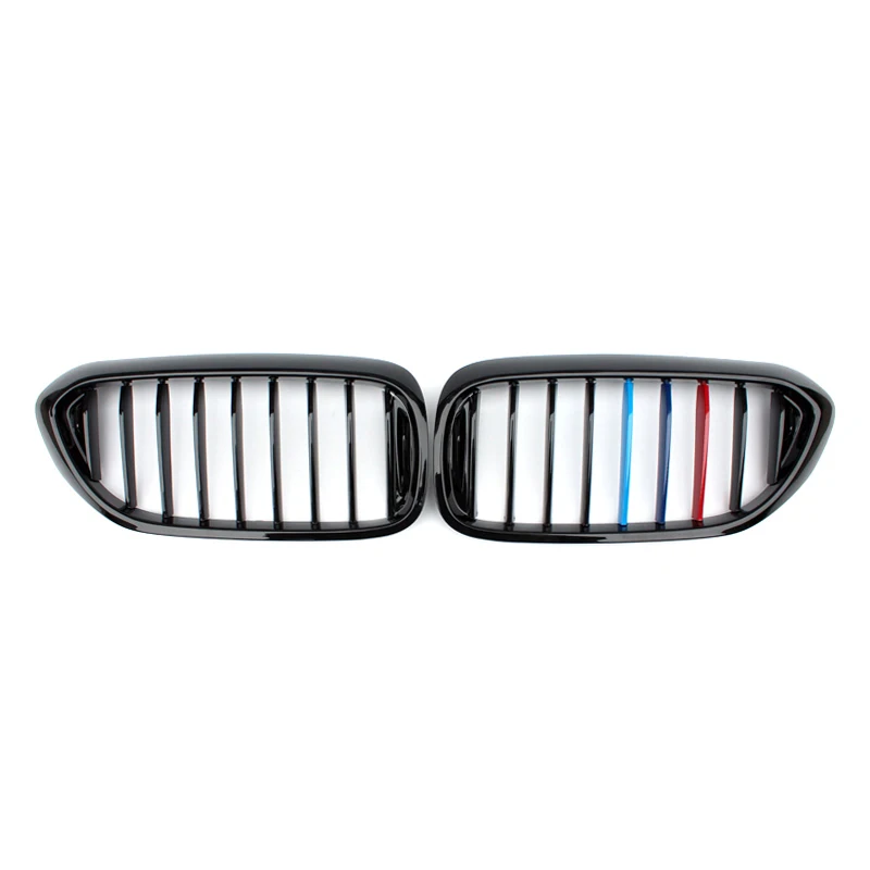 

G30 Glossy Black M Color ABS 1-Slat Grille For BMW 5 Series G30 G38 2018-2020 F90 M5 Auto Parts front grill