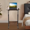 Adjustable Height Standing Desk, Portable Laptop Desk, Rolling Computer Stand with Adjustable Height for Office Living Room 2