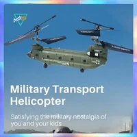 New Helicopter S026h Double-propeller Fixed-height Transport Aircraft Rc Airplane Remote Control Plane Toy Boy Birthday Gift 1
